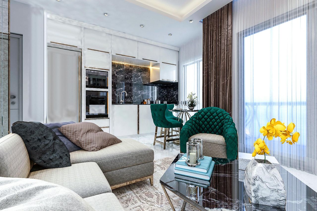 Квартира в Алании, Турция, 55 м2 фото 3