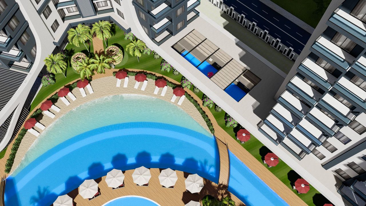 Апартаменты в Алании, Турция, 50 м2 фото 4