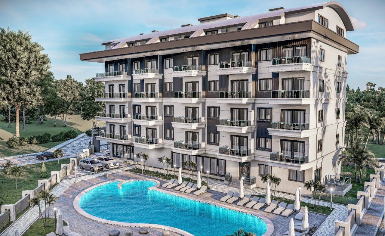 Квартира в Алании, Турция, 45 м2 фото 2