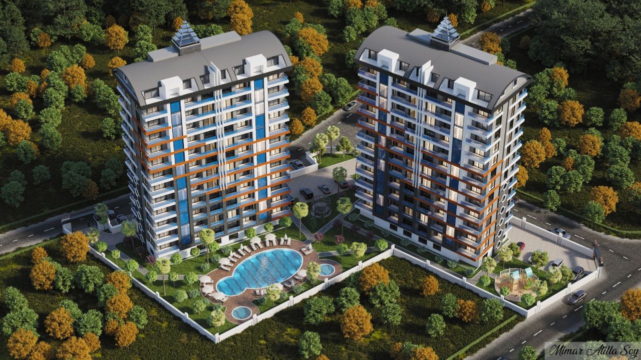 Квартира в Алании, Турция, 55 м2 фото 3