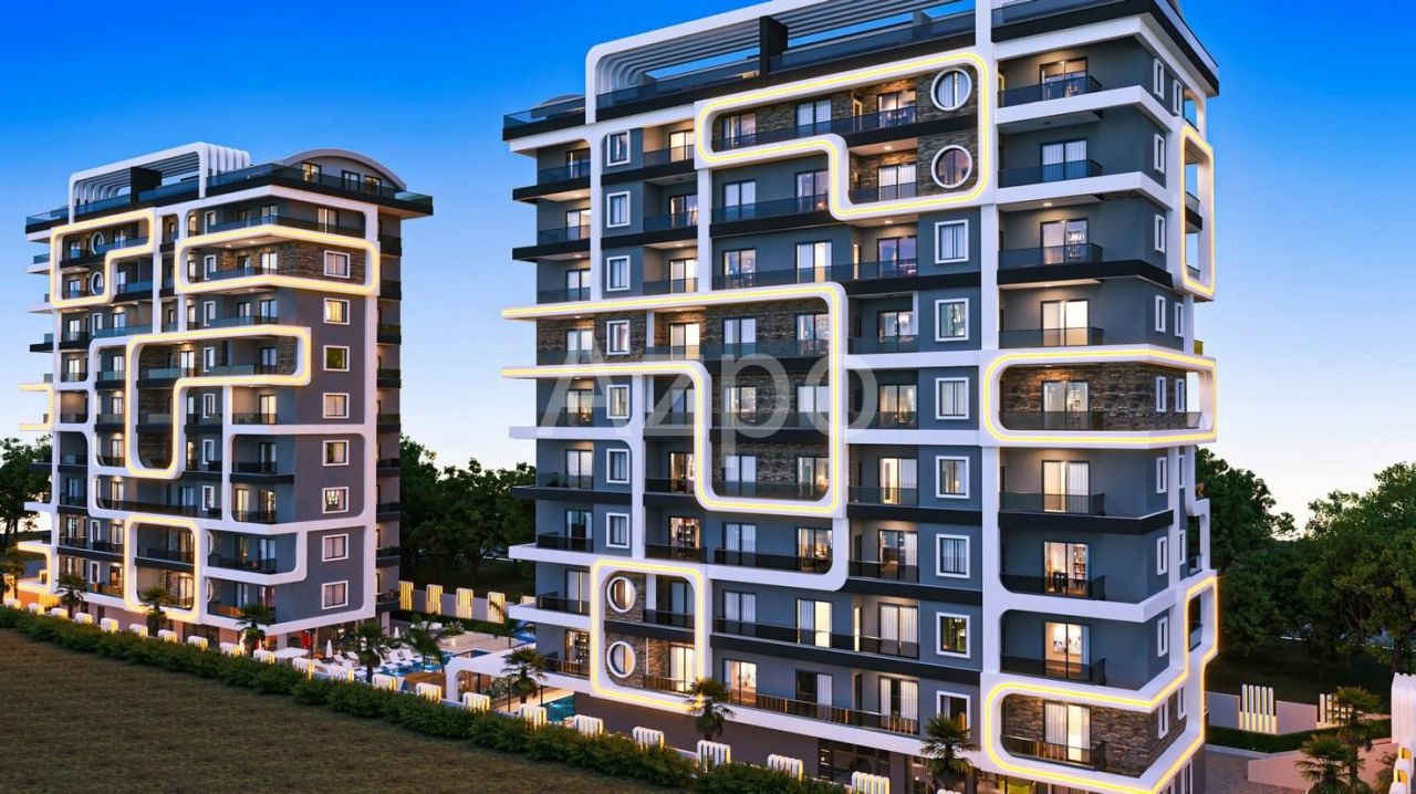 Апартаменты в Алании, Турция, 55 м2 фото 2