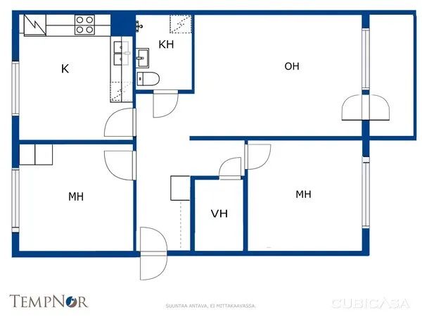 Квартира в Кеми, Финляндия, 74 м2 фото 2