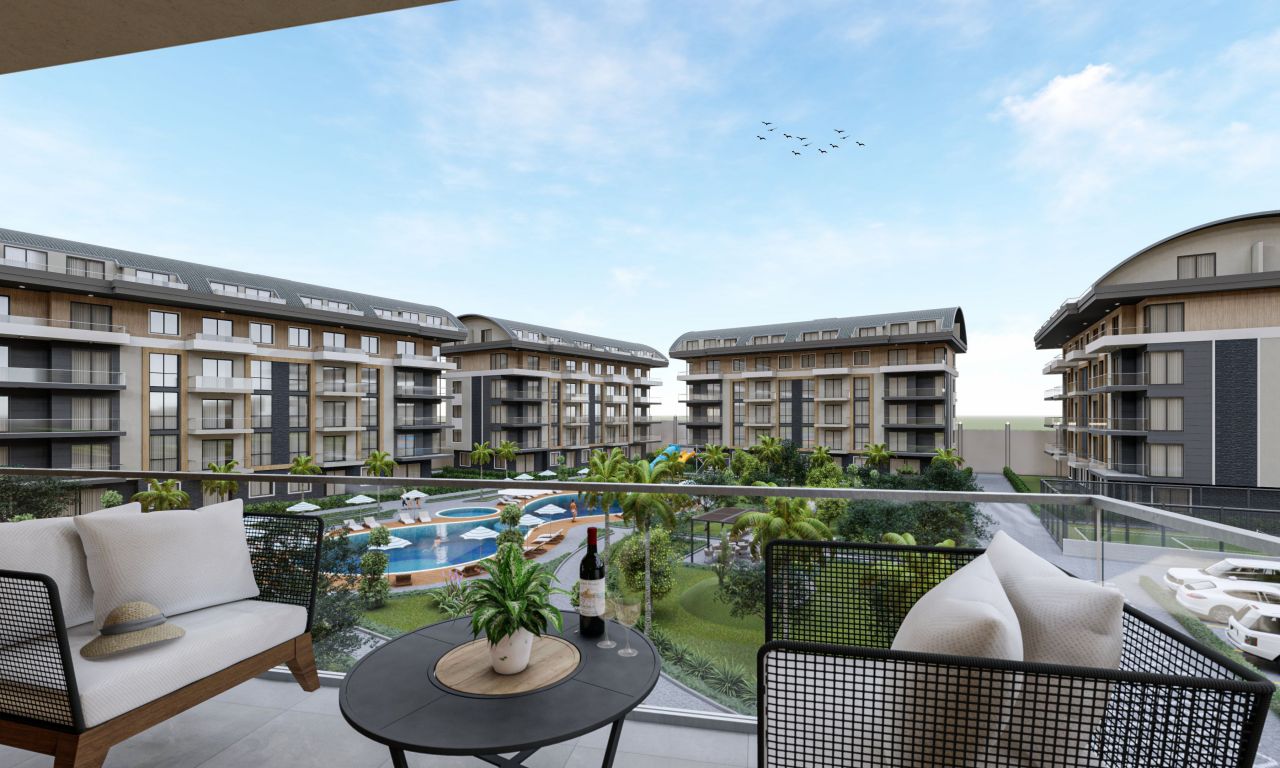 Апартаменты в Алании, Турция, 48 м2 фото 4