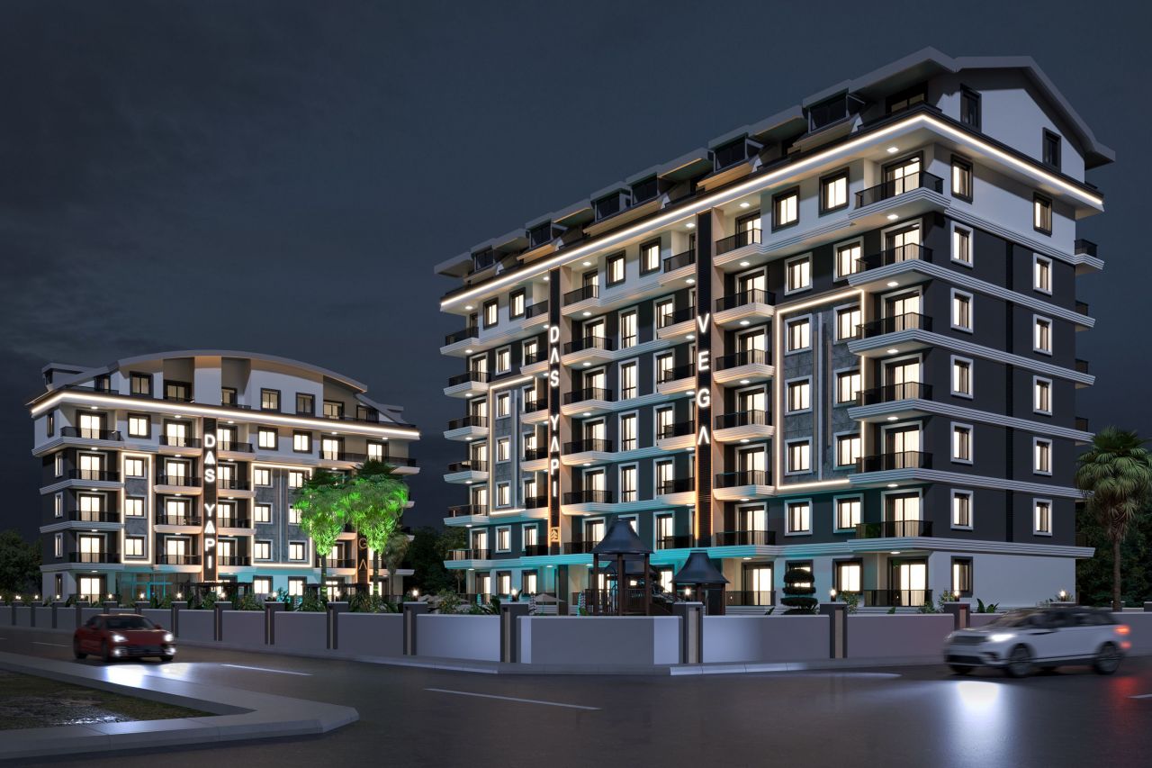 Апартаменты в Газипаше, Турция, 60 м2 фото 3