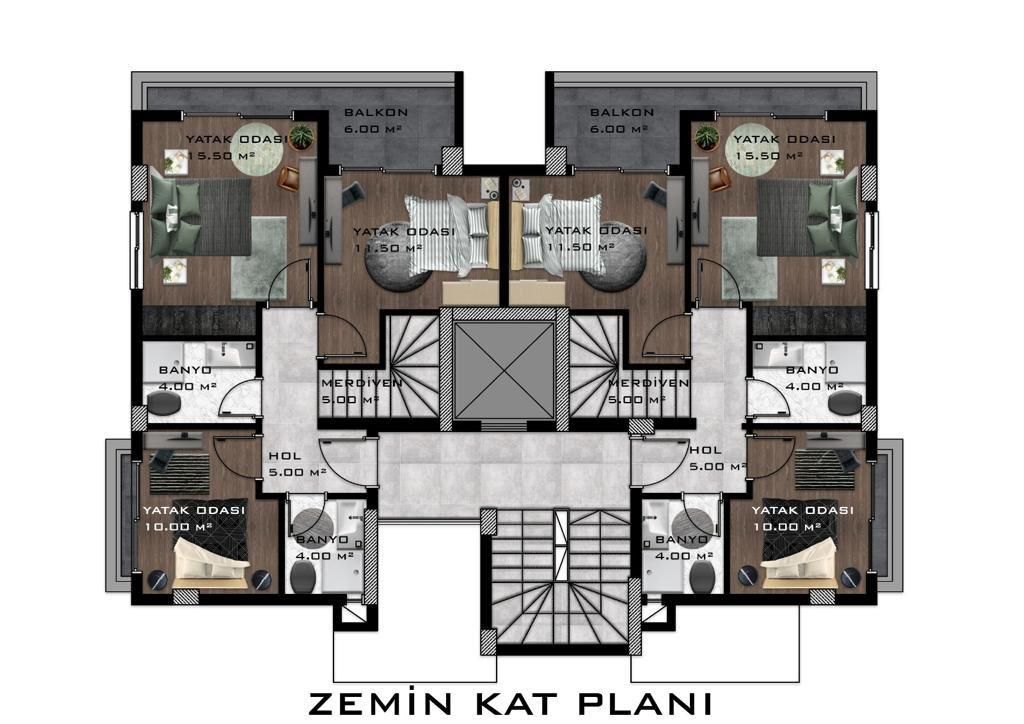 Квартира в Авсалларе, Турция, 85 м2 фото 3