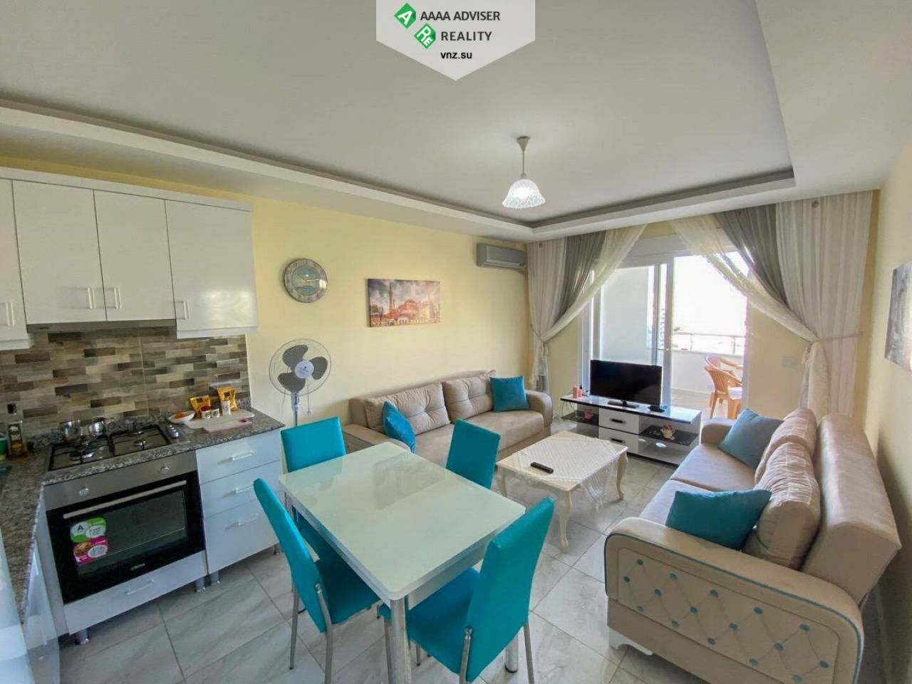 Квартира в Алании, Турция, 60 м2 фото 3