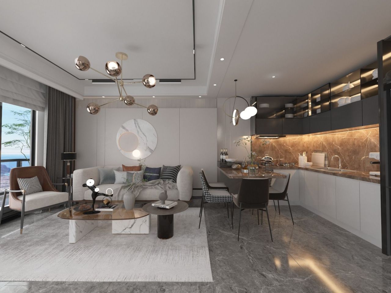 Квартира в Алании, Турция, 57 м2 фото 3