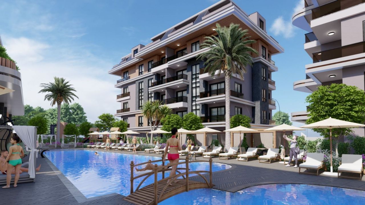 Апартаменты в Алании, Турция, 53 м2 фото 4