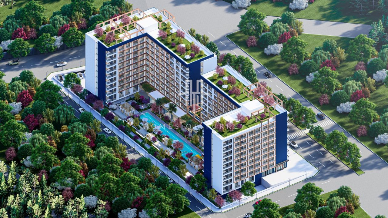 Апартаменты в Мерсине, Турция, 39 м2 фото 2