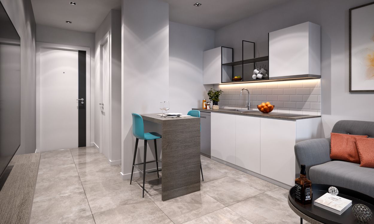 Студия в Афинах, Греция, 41 м2 фото 2