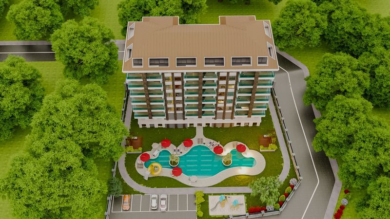 Апартаменты в Алании, Турция, 50 м2 фото 5