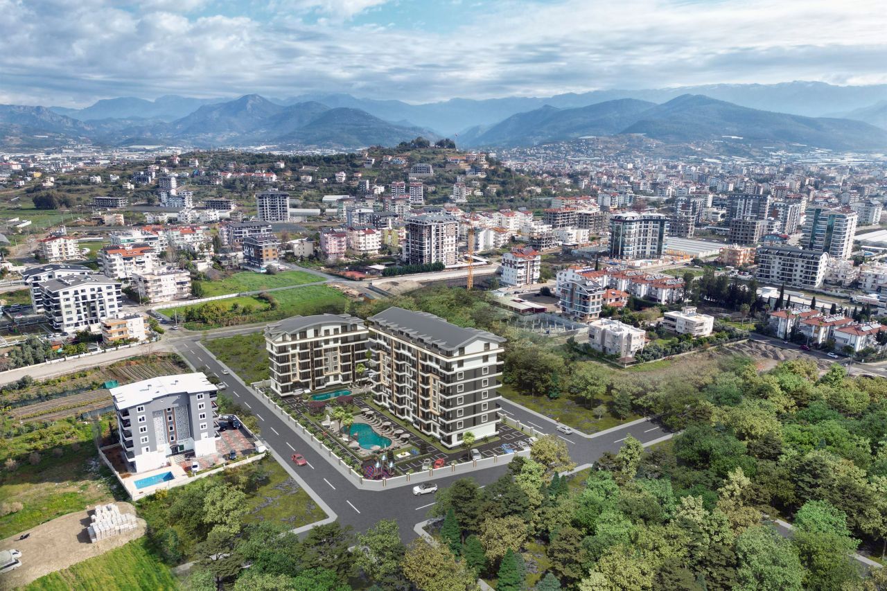 Апартаменты в Газипаше, Турция, 60 м2 фото 4