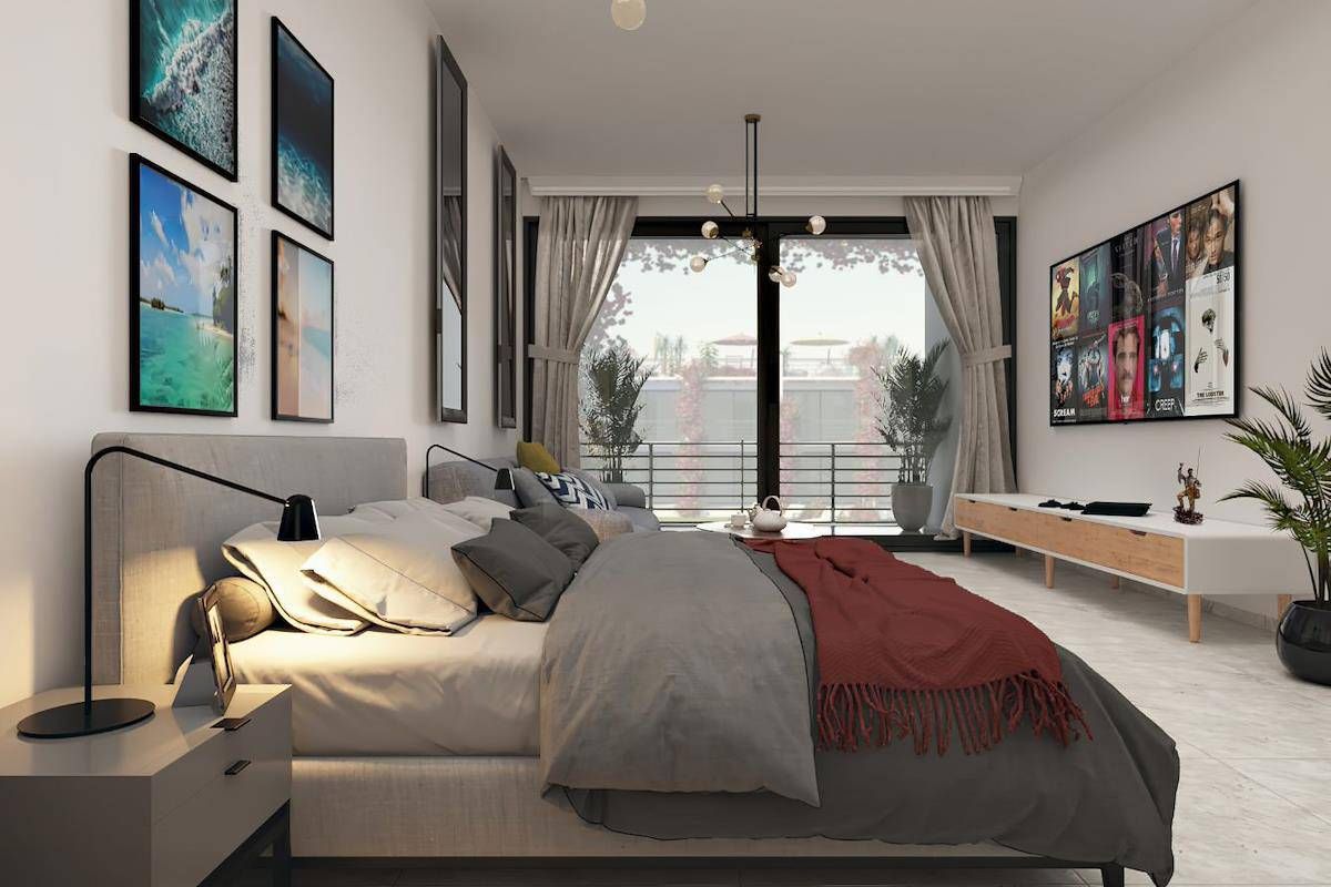 Апартаменты в Эсентепе, Кипр, 35 м2 фото 5