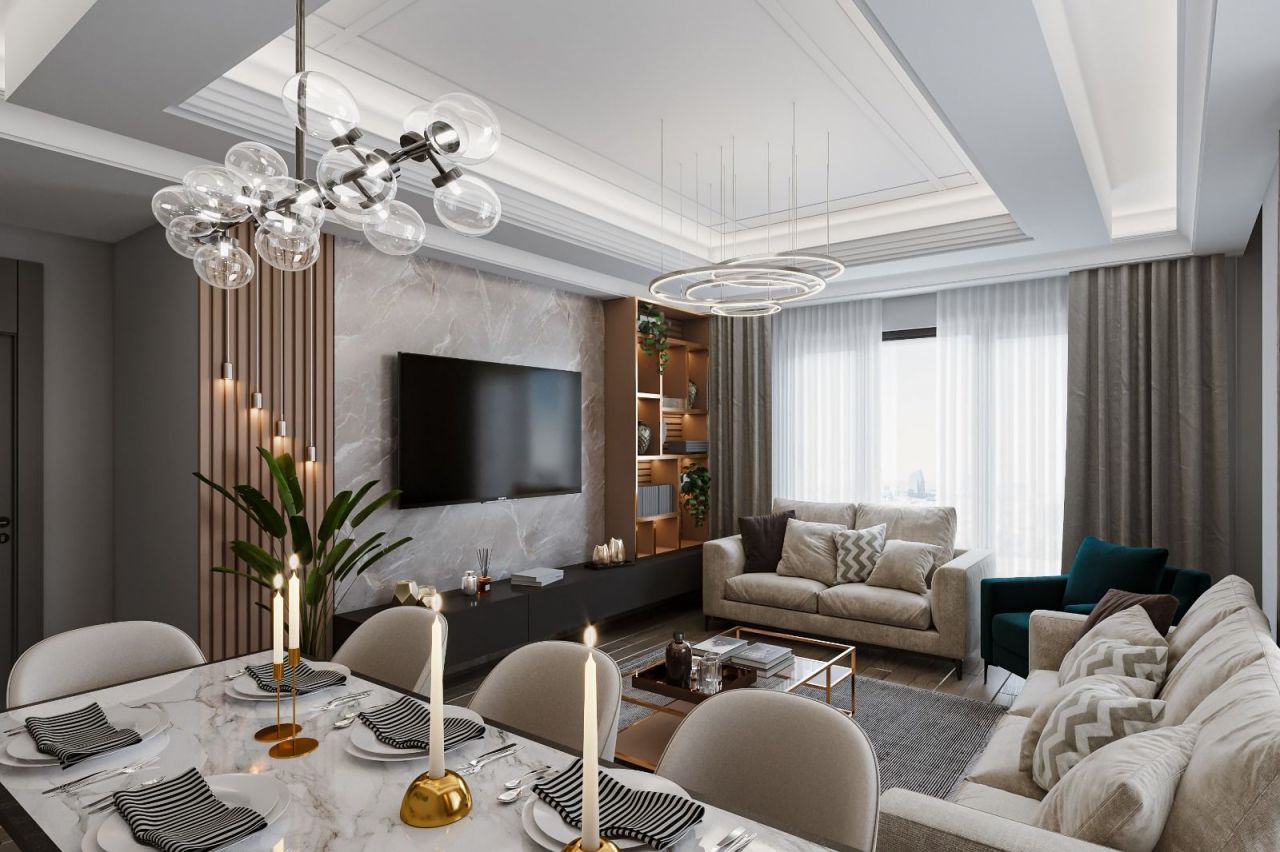 Апартаменты в Стамбуле, Турция, 90 м2 фото 4