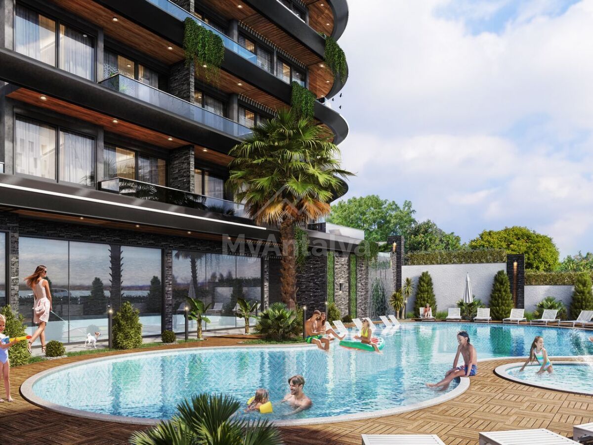 Квартира в Алании, Турция, 50 м2 фото 2