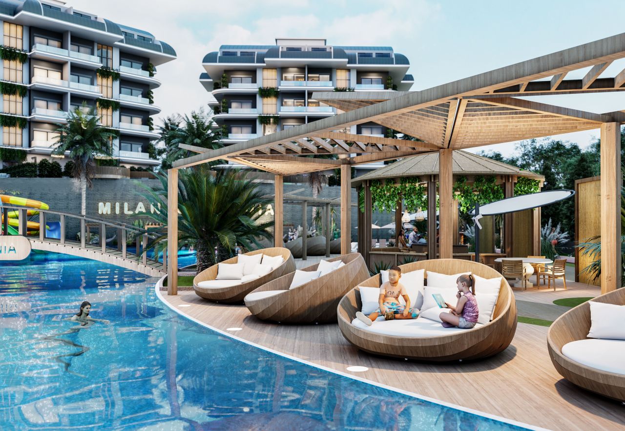Апартаменты в Алании, Турция, 55 м2 фото 2