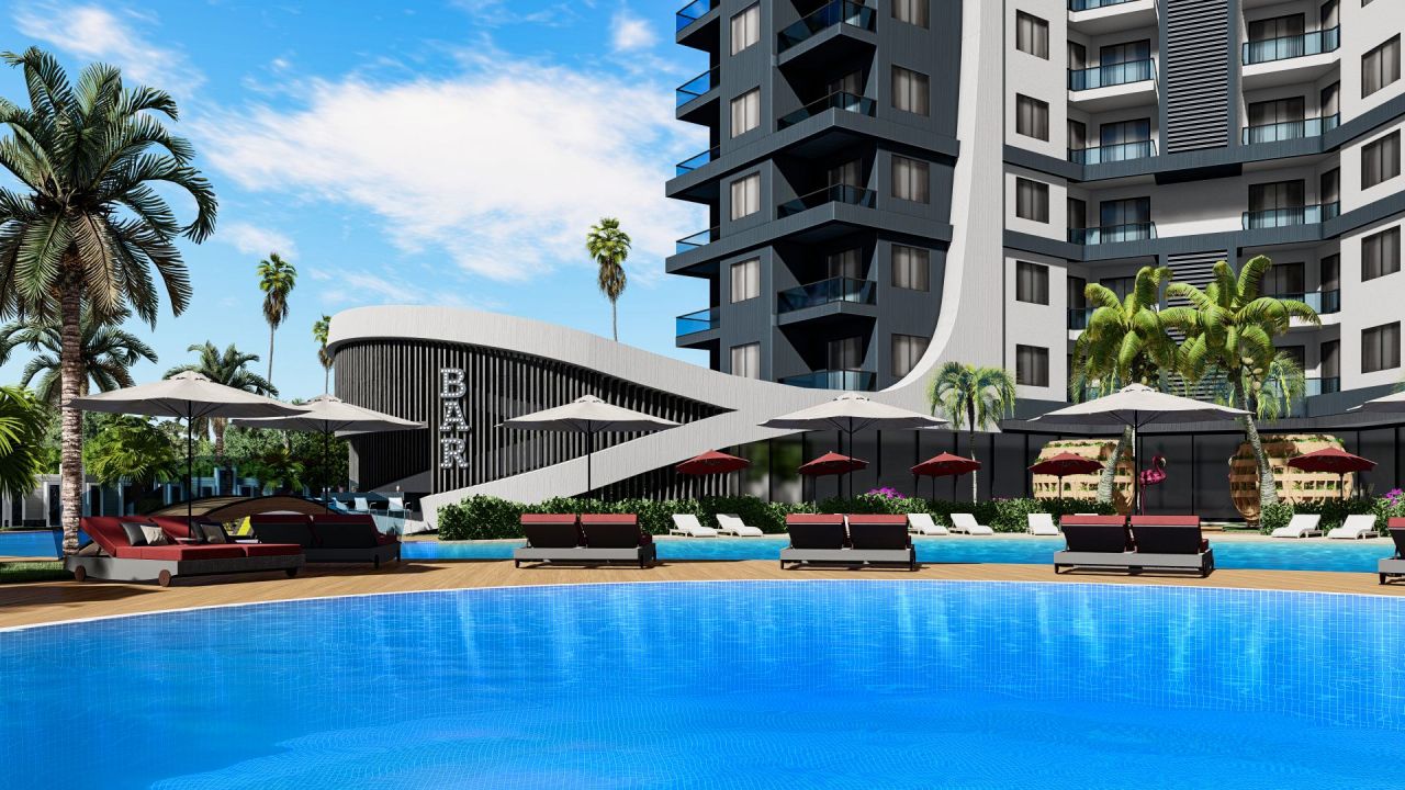 Апартаменты в Алании, Турция, 50 м2 фото 2
