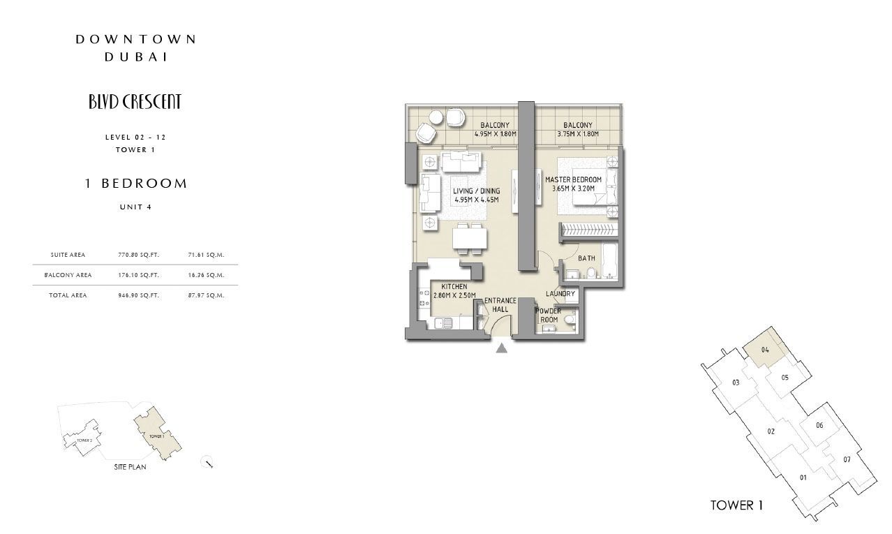 Квартира в Дубае, ОАЭ, 90.53 м2 фото 3