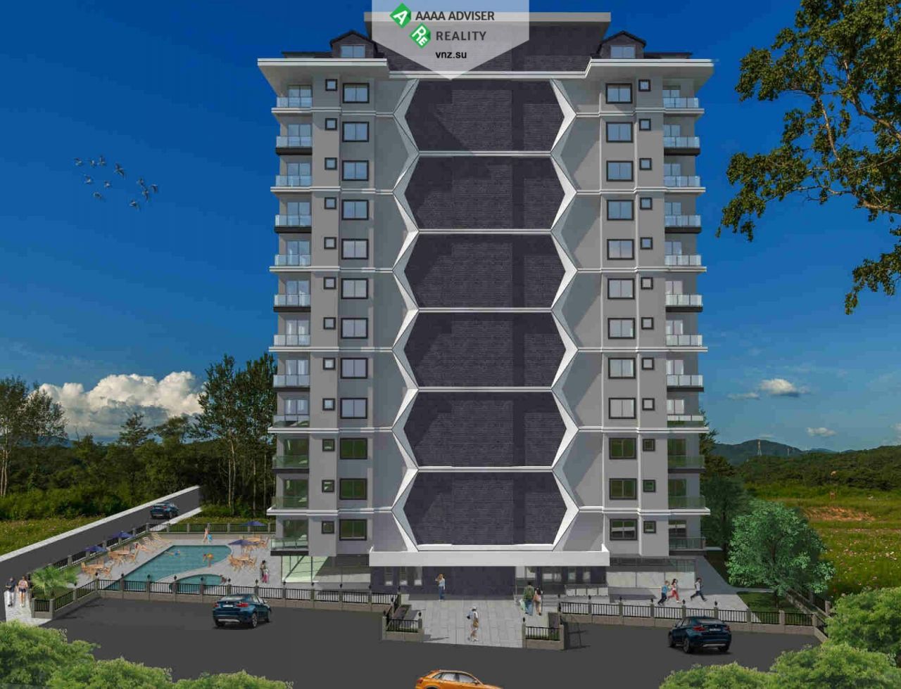 Квартира в Алании, Турция, 55 м2 фото 3