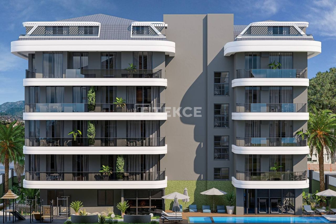 Апартаменты в Алании, Турция, 60 м2 фото 4