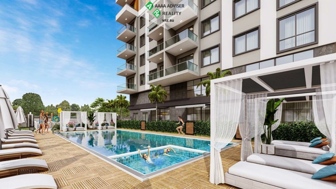 Квартира в Алании, Турция, 55 м2 фото 2