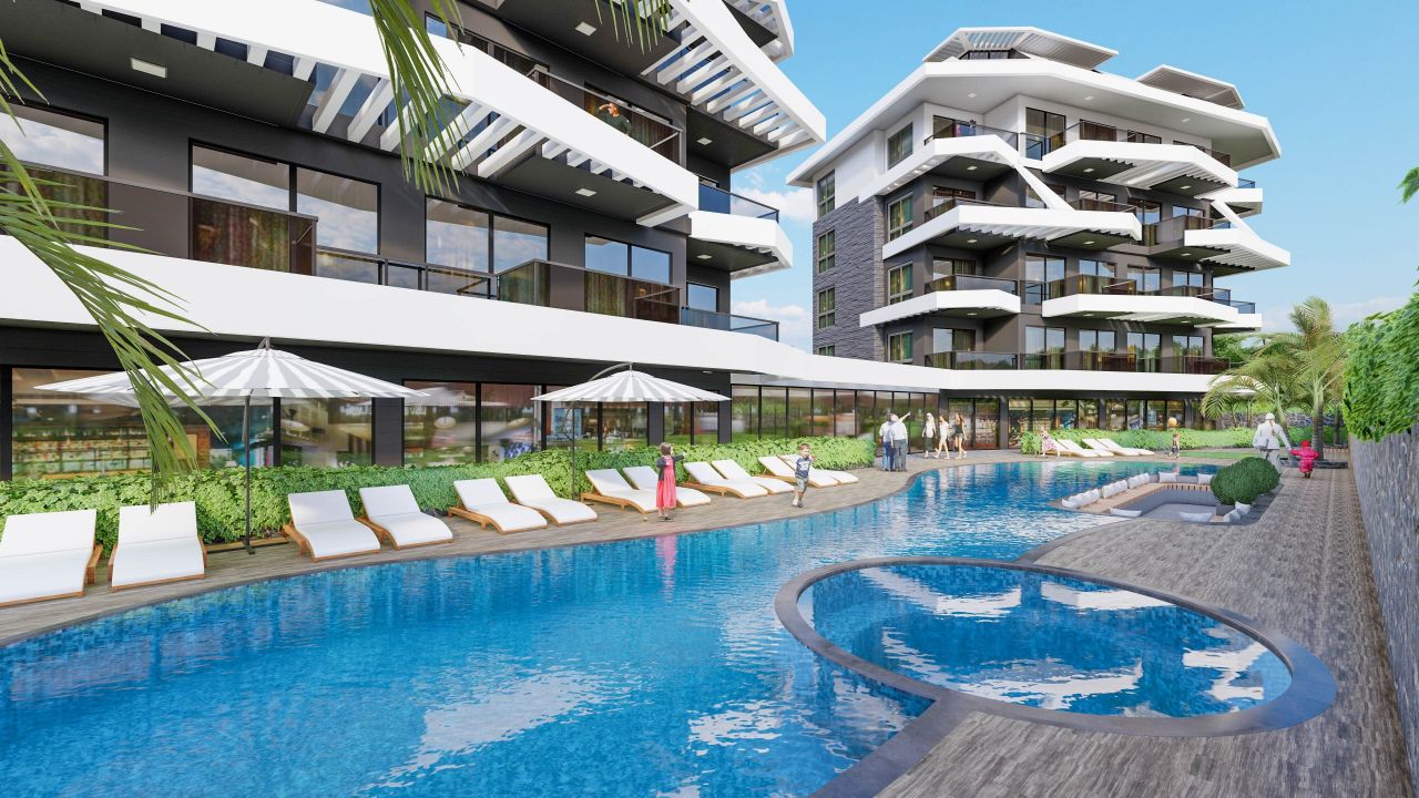 Апартаменты в Алании, Турция, 51 м2 фото 2