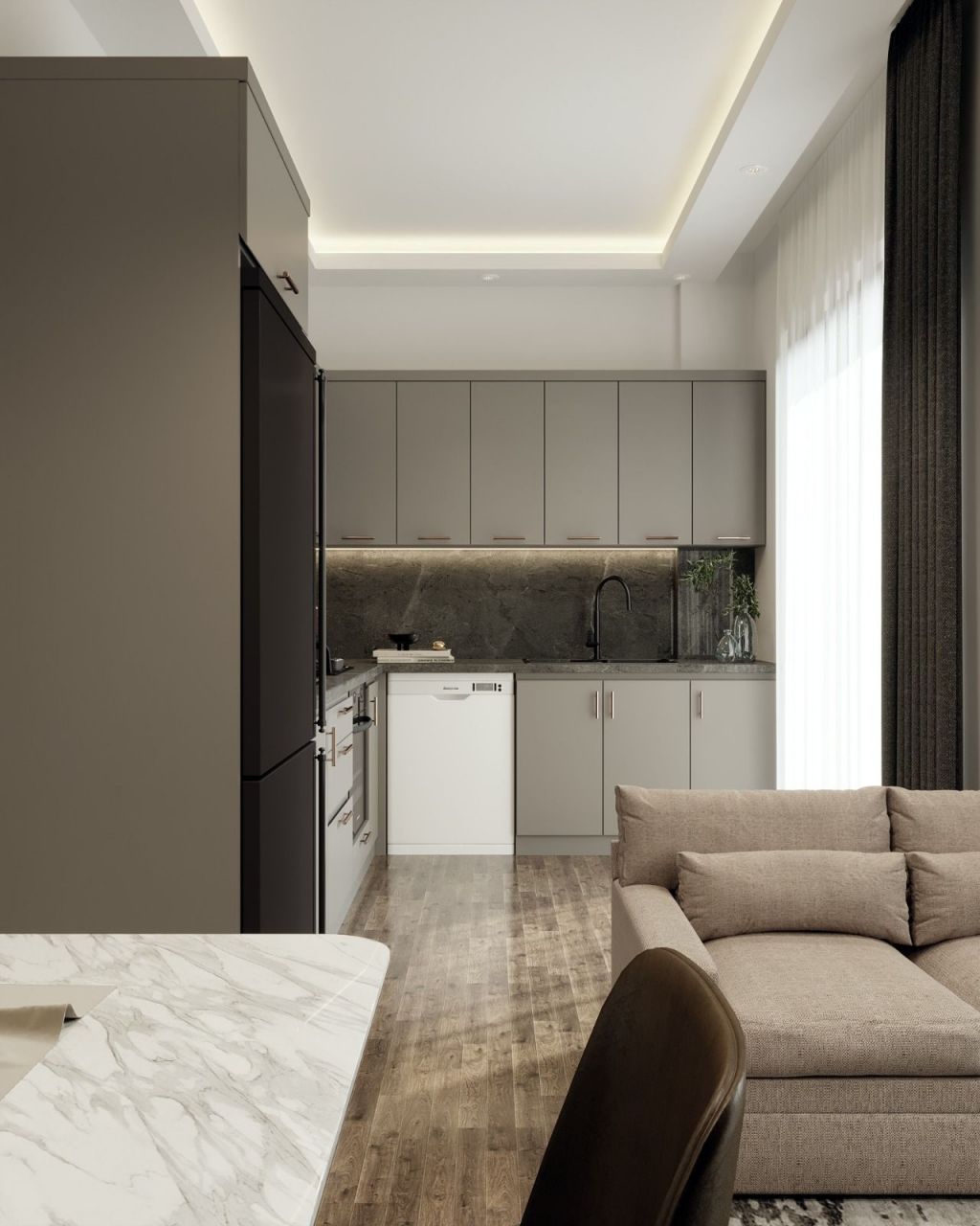Квартира в Авсалларе, Турция, 51 м2 фото 2