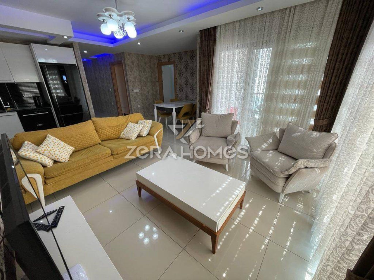 Апартаменты в Алании, Турция, 100 м2 фото 2