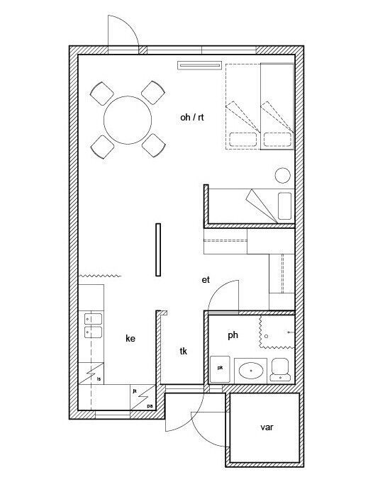 Таунхаус в Оулу, Финляндия, 39 м2 фото 2