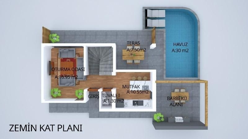 Вилла в Фетхие, Турция, 170 м2 фото 5
