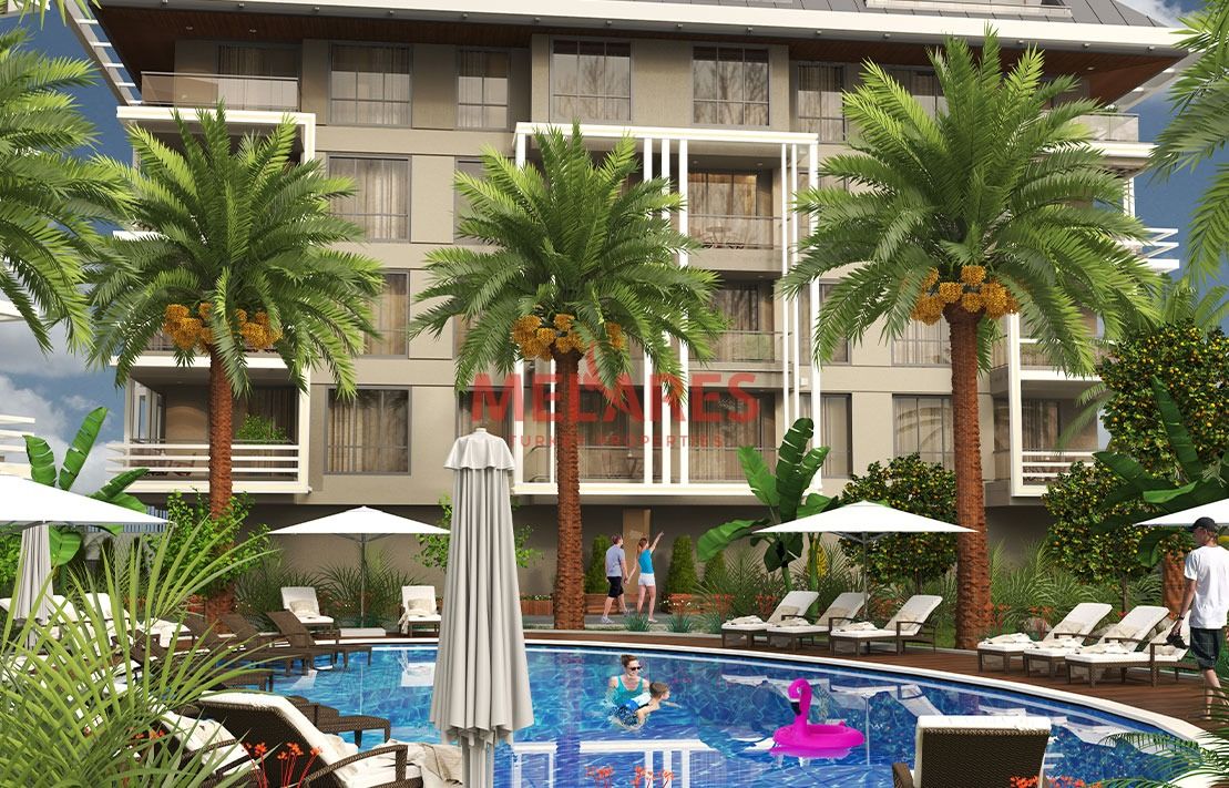 Апартаменты в Алании, Турция, 50 м2 фото 2