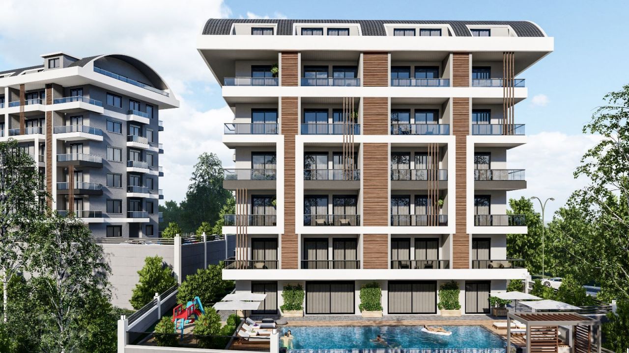 Квартира в Алании, Турция, 58 м2 фото 2
