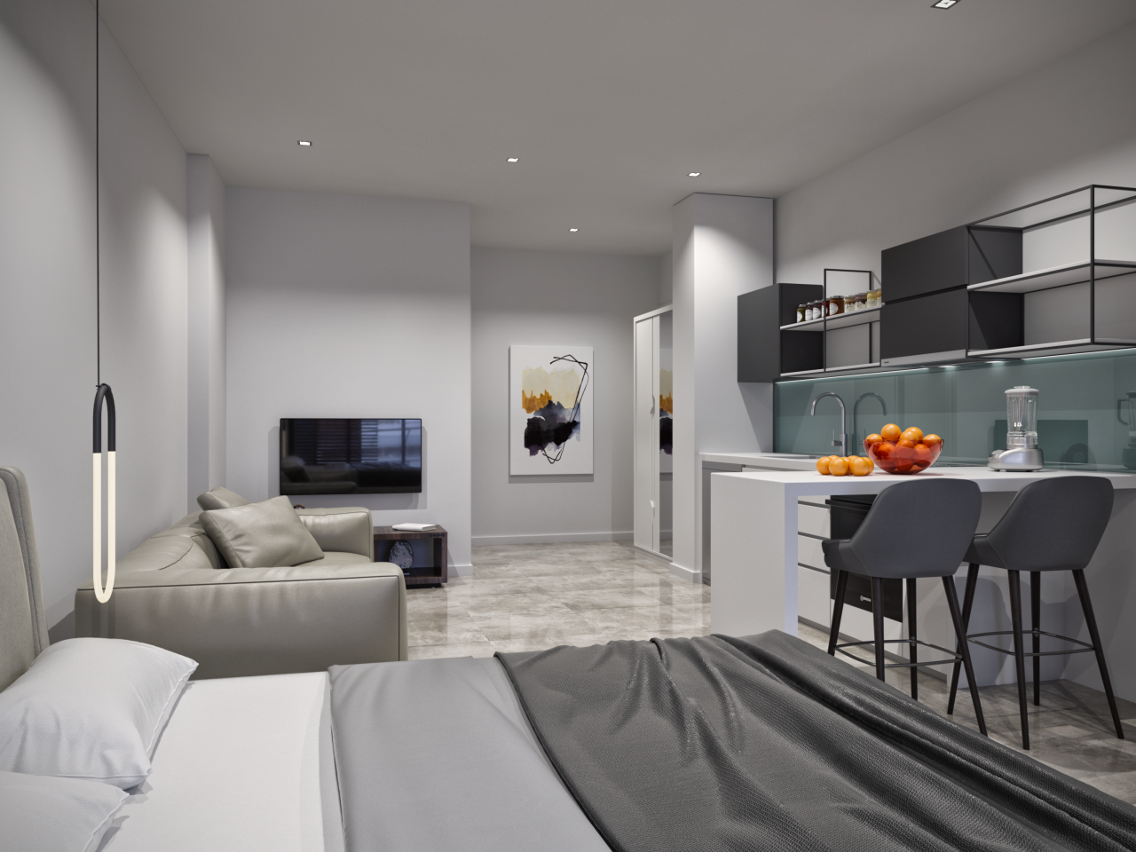 Квартира в Афинах, Греция, 26 м2 фото 3