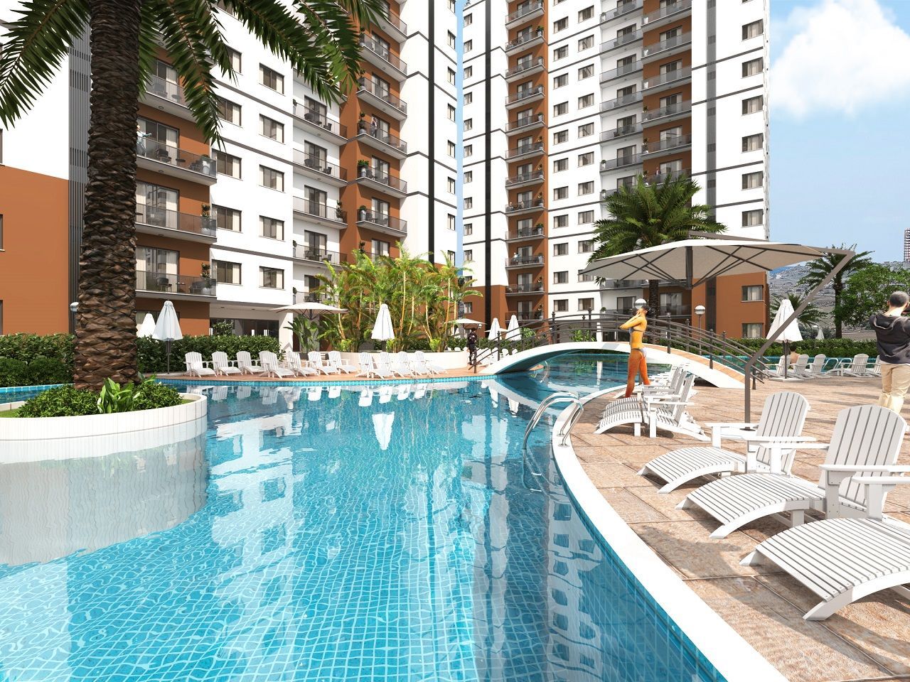 Апартаменты в Фамагусте, Кипр, 91 м2 фото 2