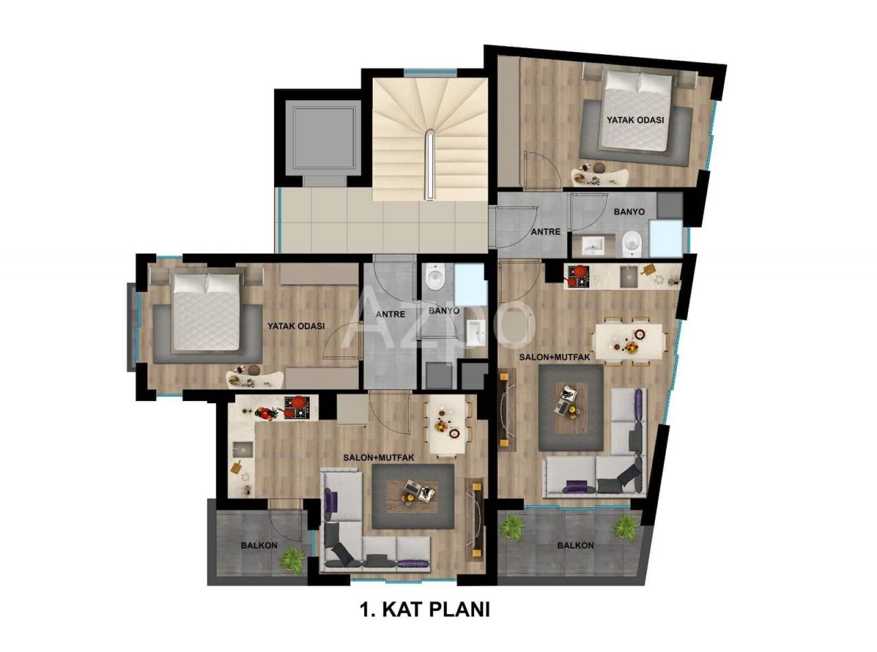 Апартаменты в Анталии, Турция, 67.5 м2 фото 5