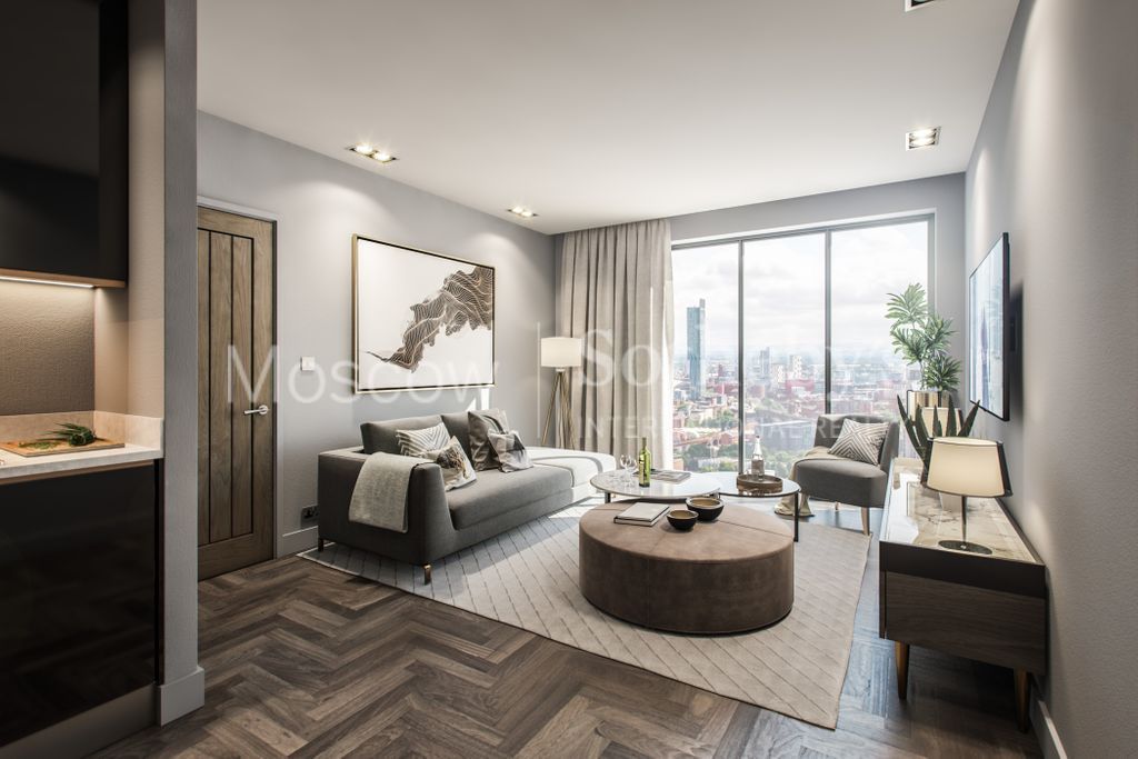 Апартаменты в Манчестере, Великобритания, 48 м2 фото 2