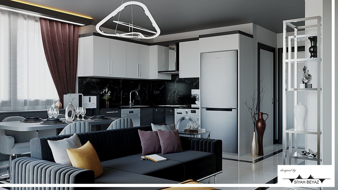 Квартира в Алании, Турция, 50 м2 фото 2