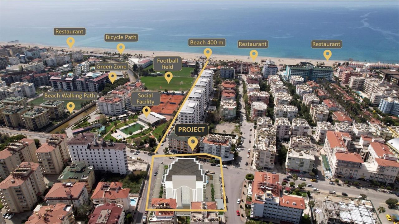 Апартаменты в Алании, Турция, 55 м2 фото 4