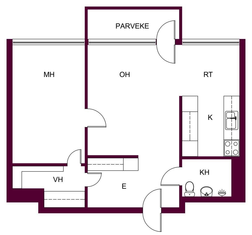 Квартира в Наараярви, Финляндия, 50 м2 фото 3