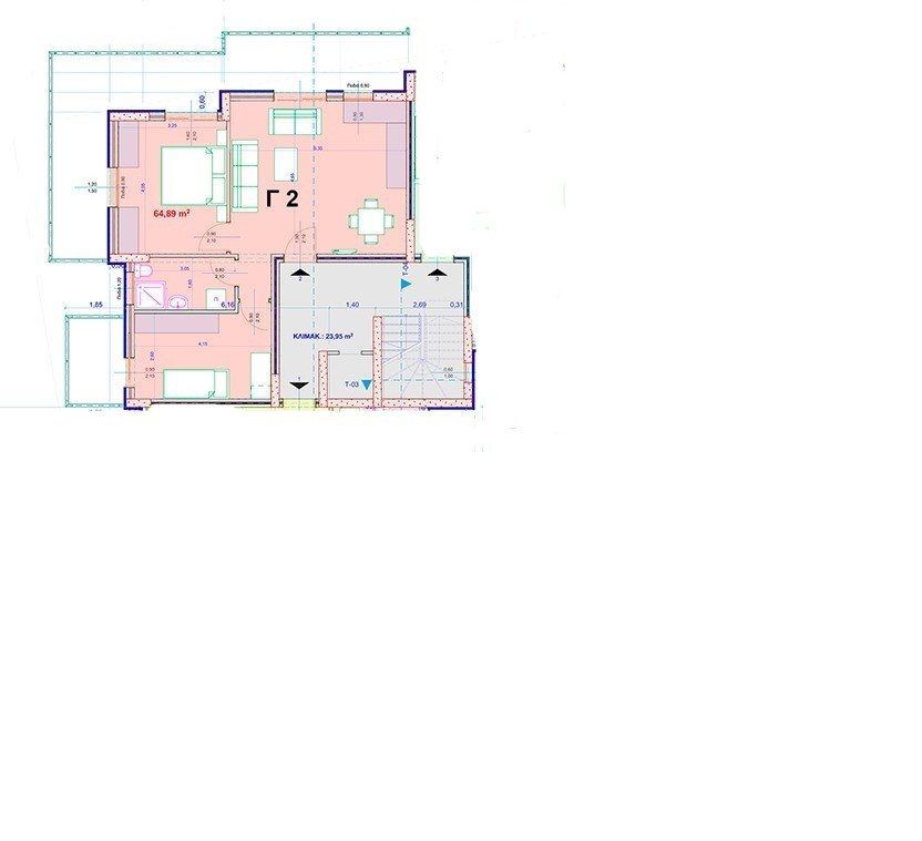 Апартаменты в Лутраки, Греция, 65 м2 фото 3