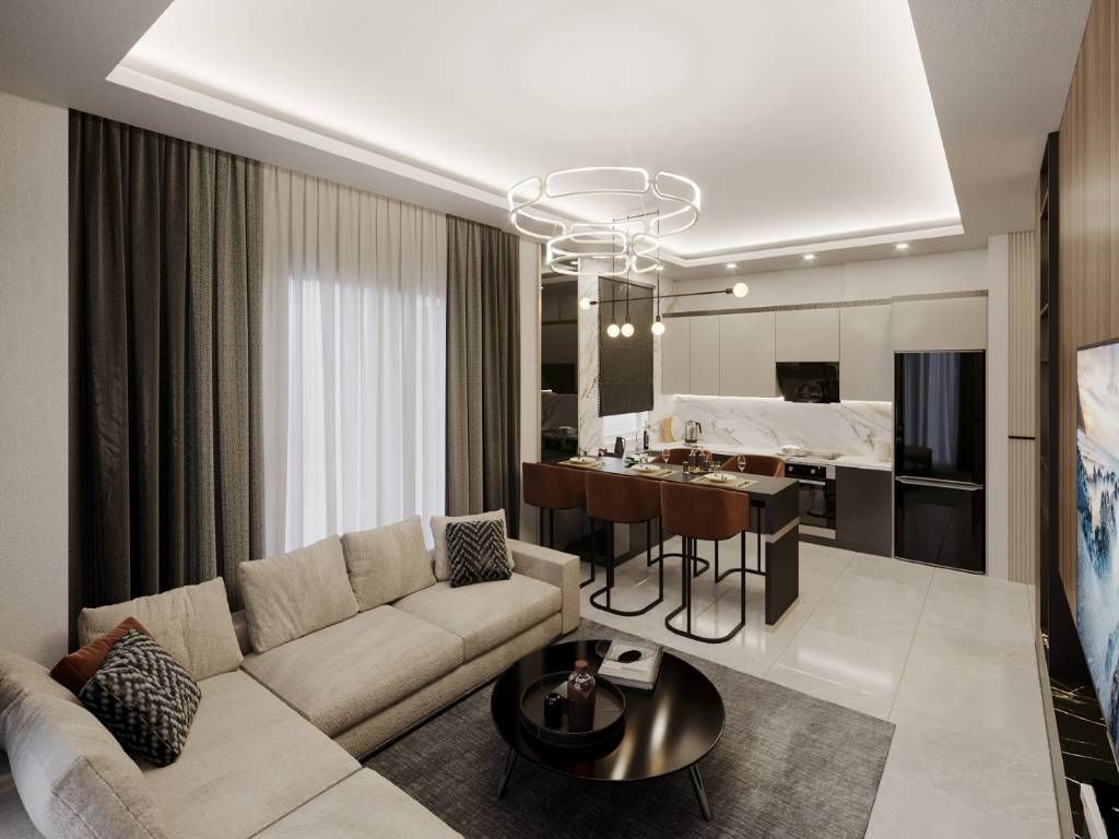 Апартаменты в Алании, Турция, 46 м2 фото 2