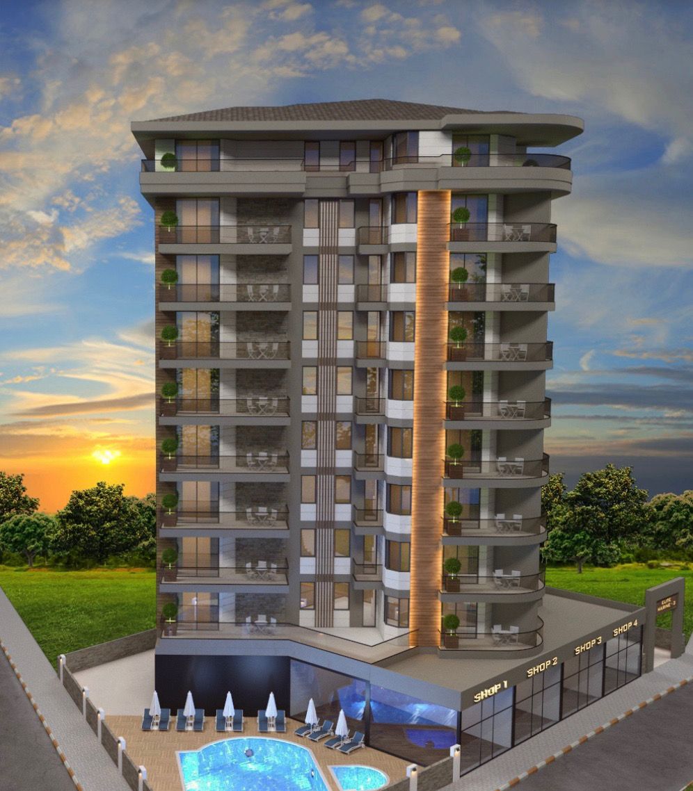 Апартаменты в Алании, Турция, 42 м2 фото 2