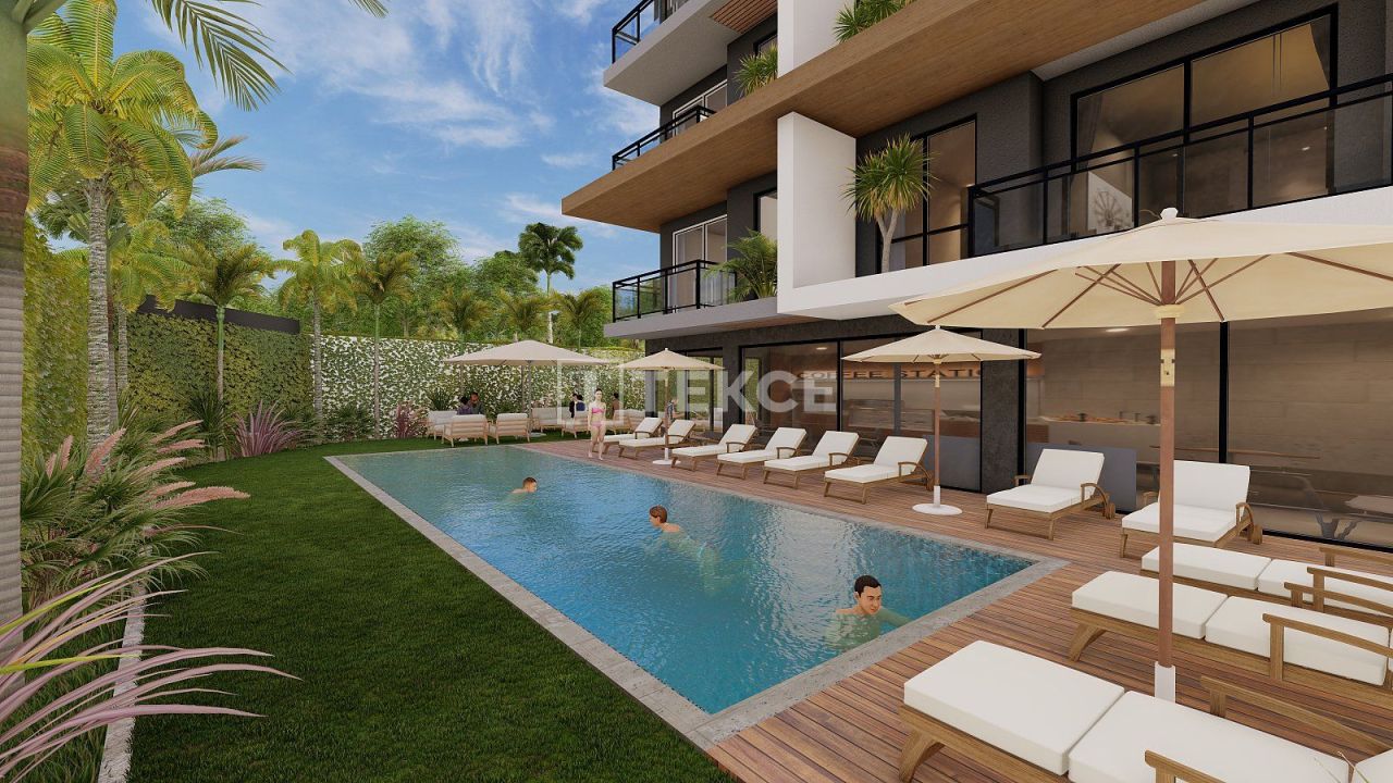 Апартаменты в Алании, Турция, 58 м2 фото 2