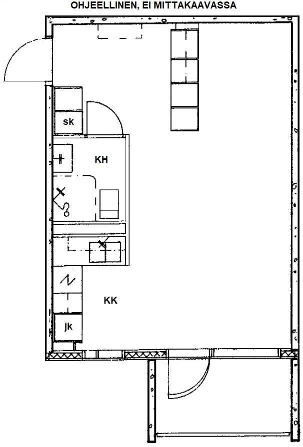 Квартира в Куусанкоски, Финляндия, 32.5 м2 фото 2
