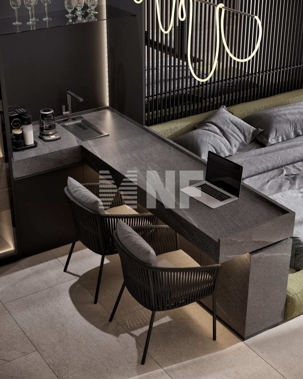 Апартаменты Бали, Индонезия, 39.7 м2 фото 1