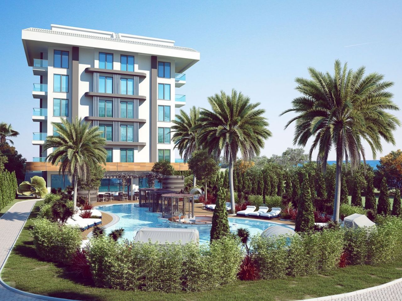 Апартаменты в Кестеле, Турция, 65 м2 фото 2