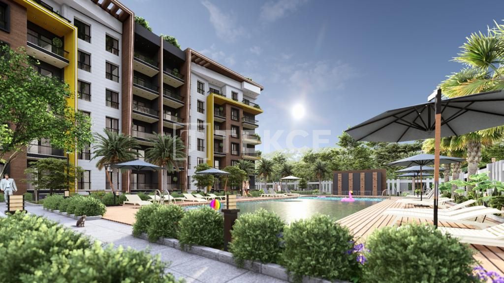 Апартаменты в Анталии, Турция, 50 м2 фото 3