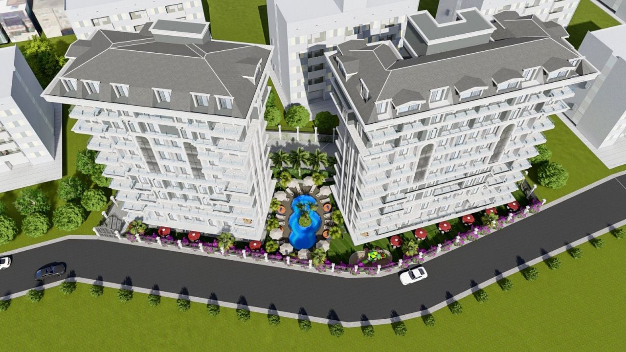 Квартира в Алании, Турция, 50 м2 фото 2