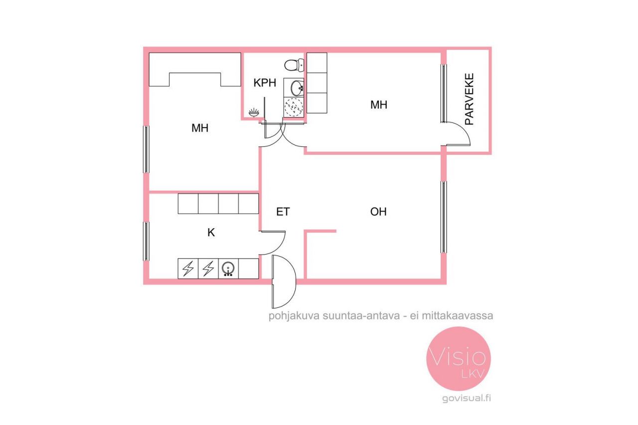 Квартира в Хамине, Финляндия, 75 м2 фото 3