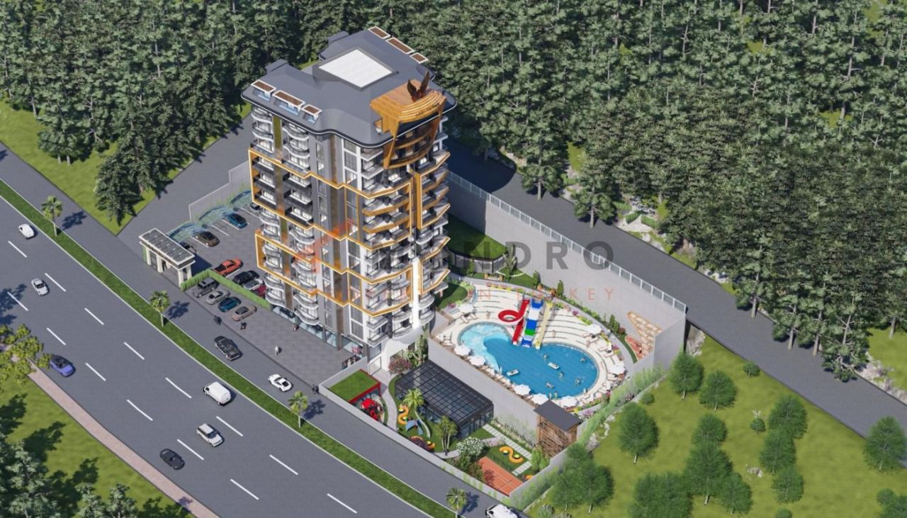 Квартира в Алании, Турция, 50 м2 фото 2